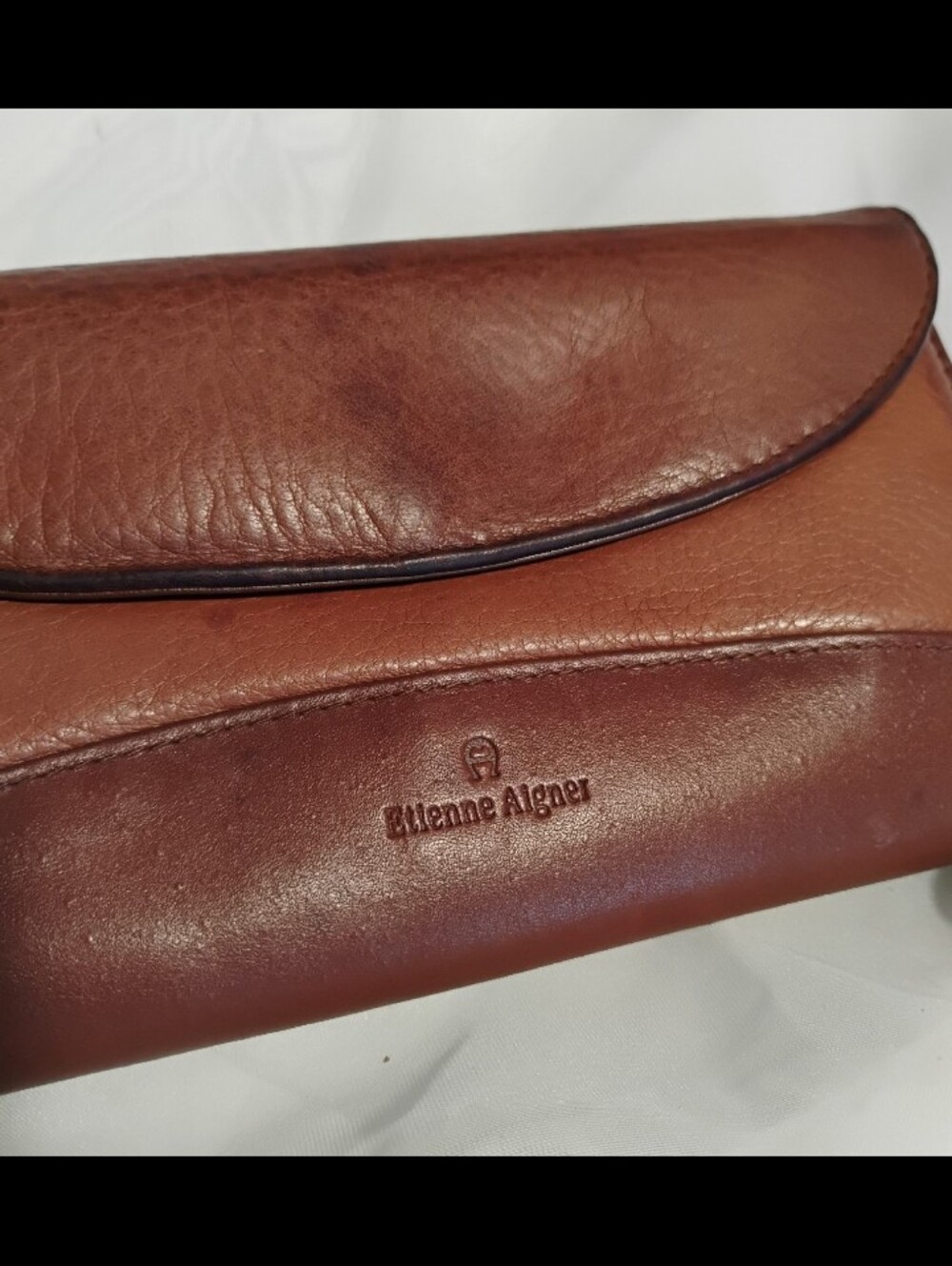 Vintage Etienne Aigner/1970s–1980s/Leather Clutch Wallet
